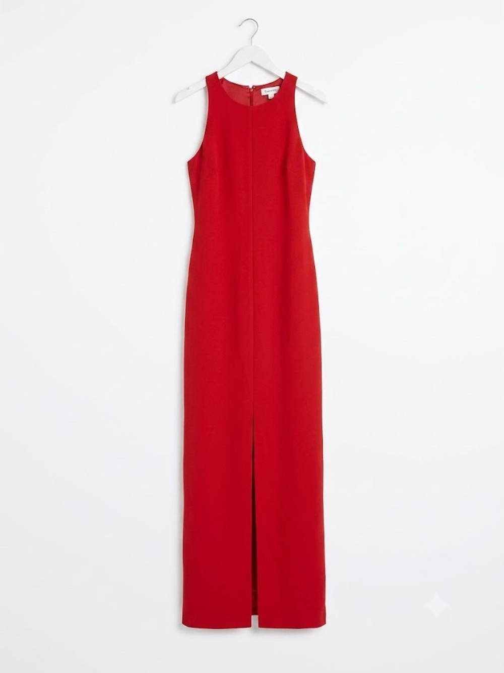 Calvin Klein Red Sleeveless Maxi Dress